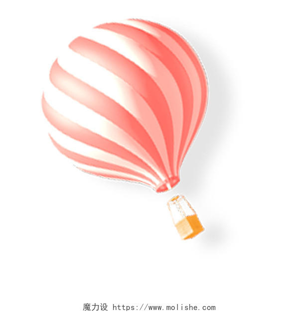 卡通粉色热气球下载夏天夏季元素